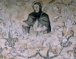 Cloister mural, St. Clare