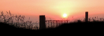 panoramic sunset