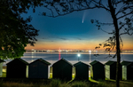 z3658 Comet Neowise and Noctilucent Clouds at Dawn, Appley