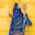 Boy dressed as Shiva, India