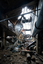 Northern Central Grain Elevator, Baltimore | Mid Demolition