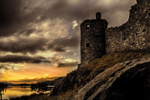 Winter Sunset at Kilchurn Castle