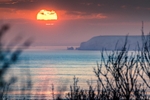 z4246 Sunset over the Needles