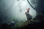 pr069 Ethereal Forest Bunny