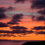 st peterport sunrise, guernsey