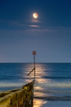 z4407 Lunar Eclipse, Shanklin Beach