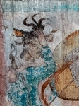 Ixmiquilpan, Hidalgo, San Miguel Arcángel, South nave mural, centaur 