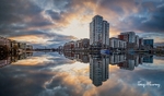 Sunrise Reflections, Grand Canal Dock. 06.02.2023