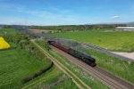 JL - 13.5.23 35018 SR 'BIL' 1Z86 Euston - Appleby, Nr Langwathby