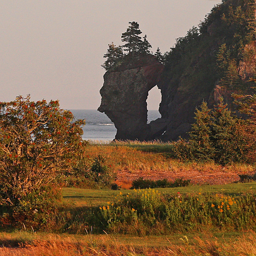 Chiseled by Mother Nature with the highest, most forceful tides on the planet - unique rock formations such as this c…
