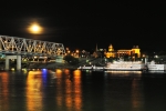 Cincinnati Moon from Riverwalk