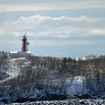Partridge Island Lighthouse Saint John New Brunswick Canada