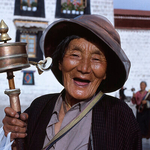 Smiling Tibetan Lady