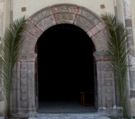 San Gabriel Arcángel, façade, main portal