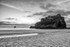 Broadhaven Beach in Monochrome