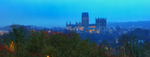 Panoramic of Durham at Twilight.