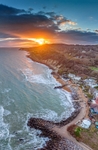z3750 Last Light over Steephill Cove