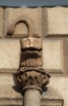Main portal, column finial