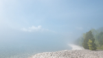 FOG OVER GEORGIAN BAY - BRUCE PENINSULA