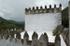 Atzolcintla, Hidalgo, San Juan Bautista, roof merlons