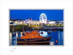 2019-619C The Life Boat and big wheel at Portrush Harbour