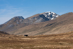 Meanach Bothy, Ben Nevis and Aonach Beag, April 2011.
