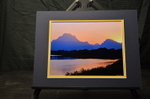 Sunset on the Snake River - Matted