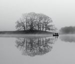 Esthwaite Fishing bw
