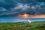 z3573 Passing Storm, St Catherines Lighthouse