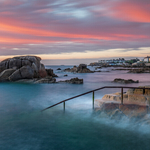 Sunrise at Dublin's Forty Foot - Version 2