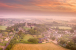 z3106 Overlooking Godshill on a Misty Morning