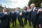 Miskin Manor Groom fun shot with ring
