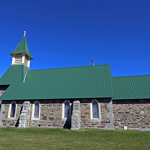 The St. James Anglican Church located in Lower Jemseg, New Brunswick was consecrated in 1887.
