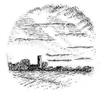 Rollesby Church across the fields