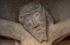 San Isidro Labrador, ossuary Crucifixion detail (face of Christ)