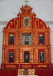 Dzemul, Yucatán, Santa Ana, high altar
