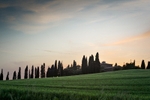 Dusk in Val d'Orcia