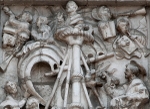 Façade, right portal relief detail, Ship of The Church