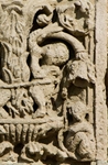Chancel arch, left pilaster detail