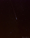 Perseid meteor crop