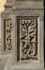 San Gabriel, façade, main portal, left pilaster bases relief