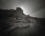 The Cow Rock Ilkley Moor (4x5 Pinhole)