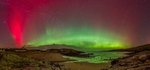 Aurora Borealis over Dooey Beach.