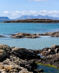 Isle Of Rum from near Arisaig, Highland