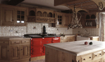 Handmade Bespoke Traditional Figured English Oak country Kitchen