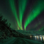 Arctic Aurora Borealis, Northern Norway. 1
