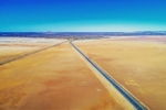Dry lake Norseman Western Australia