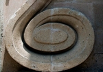 Sagrario façade, s-scroll detail