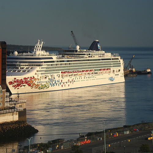 The Norwegian Gem docked @ Saint John, NB