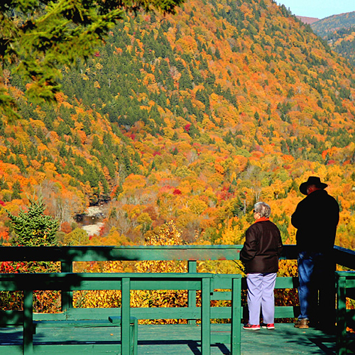 The lookout @ Crooked Creek within the Caledonia Highlands within Albert County, New Brunswick, Canada.